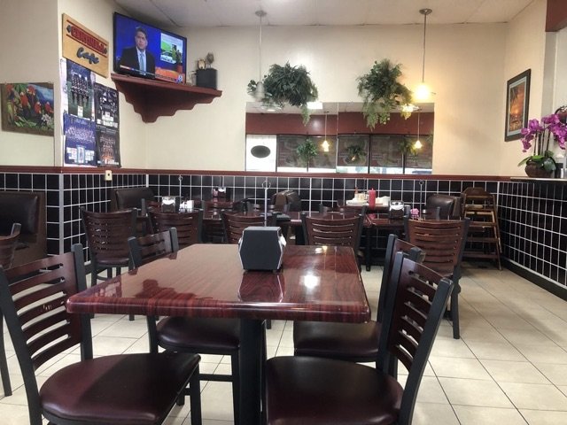 Centinela Cafe Interior Booths and Counter Seating
